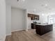 Stylish kitchen featuring a central island, stainless appliances, and modern finishes at 280 Chesapeake Commons St # 151, Garner, NC 27529