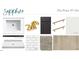 Sample of bathroom materials including counter, sink, hardware, flooring, shower and tiles at 2876 Quarry Rd # 164, Rolesville, NC 27571
