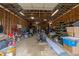 Spacious garage interior with ample storage and room for various equipment and projects at 3405 Wilsons Mills Rd, Smithfield, NC 27577
