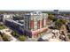 Exterior aerial view of the building at 400 W North St # 804, Raleigh, NC 27603