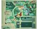 Detailed map of the park highlighting key attractions such as the Gathering Garden, Market, and Frantz Square at 431 S Harrison Ave, Cary, NC 27511