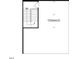 Third-floor layout exhibiting the staircase and spacious terrace, offering a flexible and open design at 600 Hedrick Ridge Road # 306, Cary, NC 27519