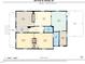 Detailed floor plan showcasing the layout of the home, including room dimensions and square footage at 603 Polk St, Raleigh, NC 27604