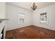 Bright living room with hardwood floors and natural light at 603 Polk St, Raleigh, NC 27604