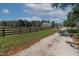 Exterior shot of long private driveway leading to a stately home in a lush landscape at 6404 Pulley Town Rd, Wake Forest, NC 27587