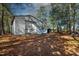 Spacious outbuilding with a large garage door at 6404 Pulley Town Rd, Wake Forest, NC 27587