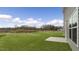 Large backyard with patio at 871 Forth Ct, Gibsonville, NC 27249