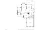 Detailed first floor plan showcasing the home's layout, including the living room, kitchen, and two-car garage at 9344 Palm Bay Cir, Raleigh, NC 27617
