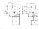 Combined first and second floor plans, offering a comprehensive view of the entire home's layout and design at 9344 Palm Bay Cir, Raleigh, NC 27617