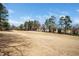 Lush green golf course with mature trees, offering privacy and scenic beauty at 9344 Palm Bay Cir, Raleigh, NC 27617