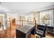 Open concept office space with hardwood floors and lots of natural light at 9344 Palm Bay Cir, Raleigh, NC 27617
