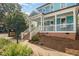 Charming home boasts a welcoming front porch with white columns and landscaped yard at 101 N Bloodworth St, Raleigh, NC 27601