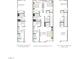 Third floor plan featuring the primary suite, bedrooms, bathrooms, linen closet and laundry room at 1035 Zelkova Lane Ln, Chapel Hill, NC 27517