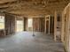 Unfinished interior showcasing exposed beams and framing, offering a glimpse into the construction and potential layout at 164 Jones Creek Ln, Lillington, NC 27546