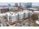 Stunning aerial view of the building in an urban setting at 222 Glenwood Ave # 608, Raleigh, NC 27603