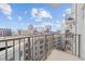 Relax on this balcony, offering urban views at 222 Glenwood Ave # 608, Raleigh, NC 27603