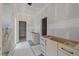 Bright bathroom with modern marble tiling, and cabinetry at 2305 Turners Aly, Raleigh, NC 27607