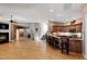 Expansive living room features a fireplace, wet bar and open floor plan at 2421 Acanthus Dr, Wake Forest, NC 27587