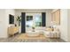 Bright living room features a comfortable sectional sofa, neutral tones, decor, and natural light, ideal for relaxation at 244 St Andrews Dr, Zebulon, NC 27597