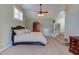Spacious bedroom with a queen-size bed and ample storage, offering a comfortable and organized retreat at 3109 Doe Hill Ct, Raleigh, NC 27612