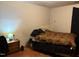 Picture of a bedroom with a bed and a nightstand at 322 Junction Rd # 17D, Durham, NC 27703