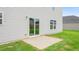 Home featuring a small patio area accessible via glass sliding doors at 857 Forth Ct, Gibsonville, NC 27249