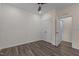 Neutral bedroom with luxury vinyl flooring and a double-door closet is perfect at 917 Matterhorn Dr, Fuquay Varina, NC 27526