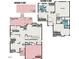 Detailed floor plan showcasing the layout of this house, with two floors and labelled rooms at 917 Widewaters Pkwy, Knightdale, NC 27545