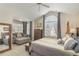 Spacious main bedroom featuring vaulted ceiling, sitting area, and lots of natural light at 917 Widewaters Pkwy, Knightdale, NC 27545