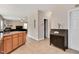 Entryway showcasing an open floor plan, hardwood floors, and neutral wall colors at 1106 Bellenden Dr, Durham, NC 27713