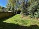 Grassy fenced backyard at 116 Dunstan Ave, Durham, NC 27707
