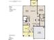 Macon First Floor plan featuring 4 beds, study, island kitchen, and 2 car garage at 130 W Crescent Mills Blvd # Homesite 251, Wilson's Mills, NC 27520