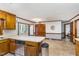 Spacious eat-in kitchen area with stainless steel appliances and ample natural light at 1316 Raybon Dr, Wendell, NC 27591