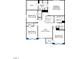 Second-floor layout showcasing a primary bedroom with bath, plus three bedrooms, a loft, and laundry at 190 Cribbs Ln, Middlesex, NC 27557