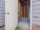 The exterior storage area contains a hot water heater and electrical panel at 1961 Indianwood Ct, Raleigh, NC 27604