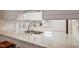Close-up on kitchen counter showcasing granite countertops and stainless steel sink at 201 Moss Creek Dr, Clayton, NC 27520