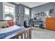 Bedroom featuring natural light, carpet and furnishings at 204 Dartmoor Ln, Raleigh, NC 27614