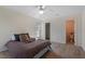 Bedroom with neutral walls, carpet floors and a window at 205 Clancy Cir, Cary, NC 27511