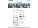 Detailed floorplan showcasing the layout of a 3-bedroom, 2-bath home at 267 Palm Dr, Sanford, NC 27332