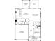 First-floor floor plan featuring kitchen, dining room, Gathering room, garage, and bedroom at 3216 Shannon Woods Lane # 16, Apex, NC 27523