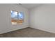 Bedroom includes a window view of the natural outdoor environment at 336 Pecan Valley Way, Four Oaks, NC 27524