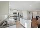 Bright kitchen featuring a central island, stainless appliances, and ample white cabinetry at 14 Artesa Ct, Fuquay Varina, NC 27526