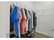 Organized walk-in closet features wire shelving for optimal storage at 38 Parkside Dr, Lillington, NC 27546