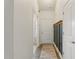 Welcoming entryway with coat rack and door to the outside at 38 Parkside Dr, Lillington, NC 27546