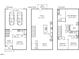 Detailed floor plan showcasing layout with labeled rooms, dimensions, and garage on three floors at 5818 Humanity Ln, Raleigh, NC 27616