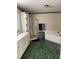 Spacious bathroom has a separate shower, jacuzzi tub, and double sink vanity at 100 Blackberry Creek Dr, Willow Springs, NC 27592