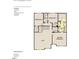 Floor plan showcasing the second floor featuring the Primary bedroom and loft at 108 N Stonemill Trl # Homesite 254, Wilson's Mills, NC 27520