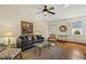 Comfortable living room with hardwood floors, neutral decor, and a relaxing atmosphere at 1115 Wake Forest Rd # B, Raleigh, NC 27604