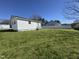 Spacious backyard features lush green grass, a well-maintained lawn, and a partial fence at 113 Smith St, Four Oaks, NC 27524