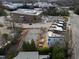 Aerial view of a construction site of townhouses near commercial district at 1310 Chamblee Hill Ct, Raleigh, NC 27608